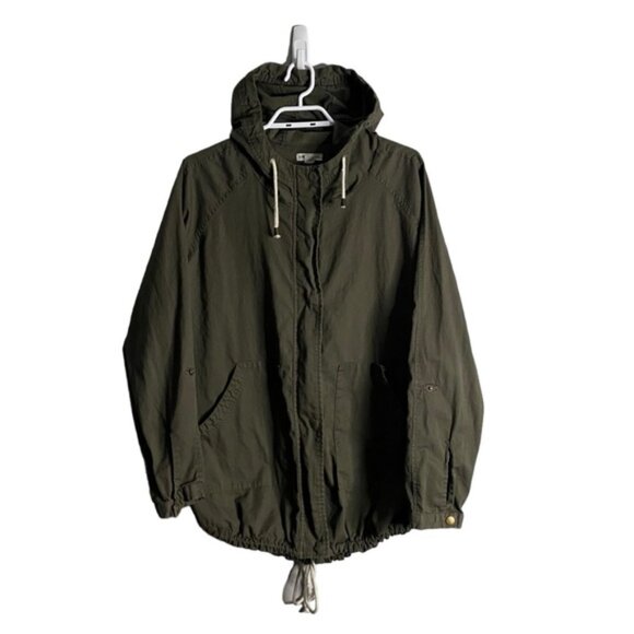 Warehouse One Women's Military Green Full Zip Lightweight Jacket - Picture 1 of 10